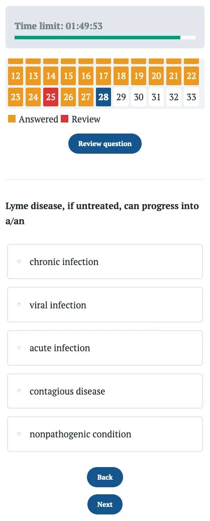 How to navigate test user interface